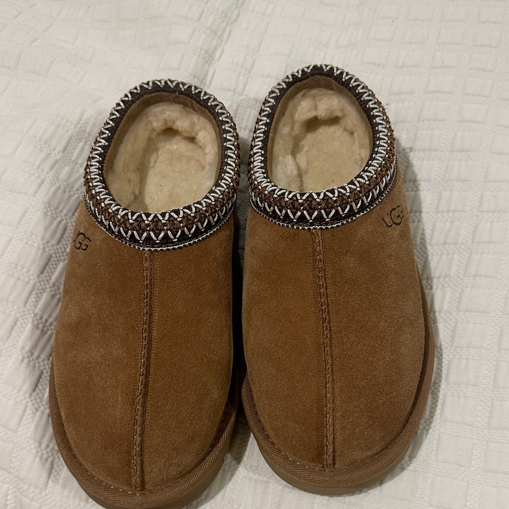UGG Tan Suede Slip-Ons